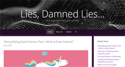 Desktop Screenshot of liesdamnedlies.com